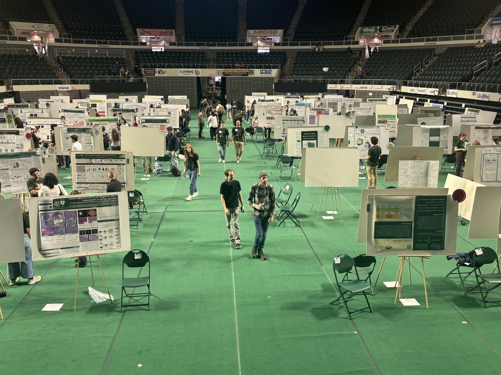 A wide shot of the Convo floor during Expo